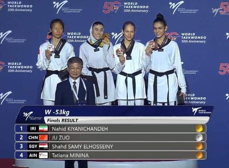 Championnat du monde de Taekwondo Sobhi félicite Shahd Sami pour sa